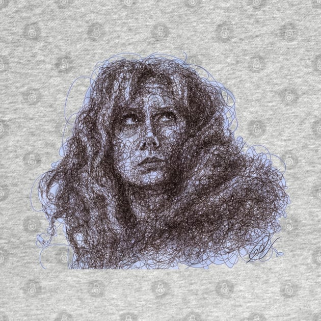 Donna Noble -scribble portrait by dangerbeforeyou